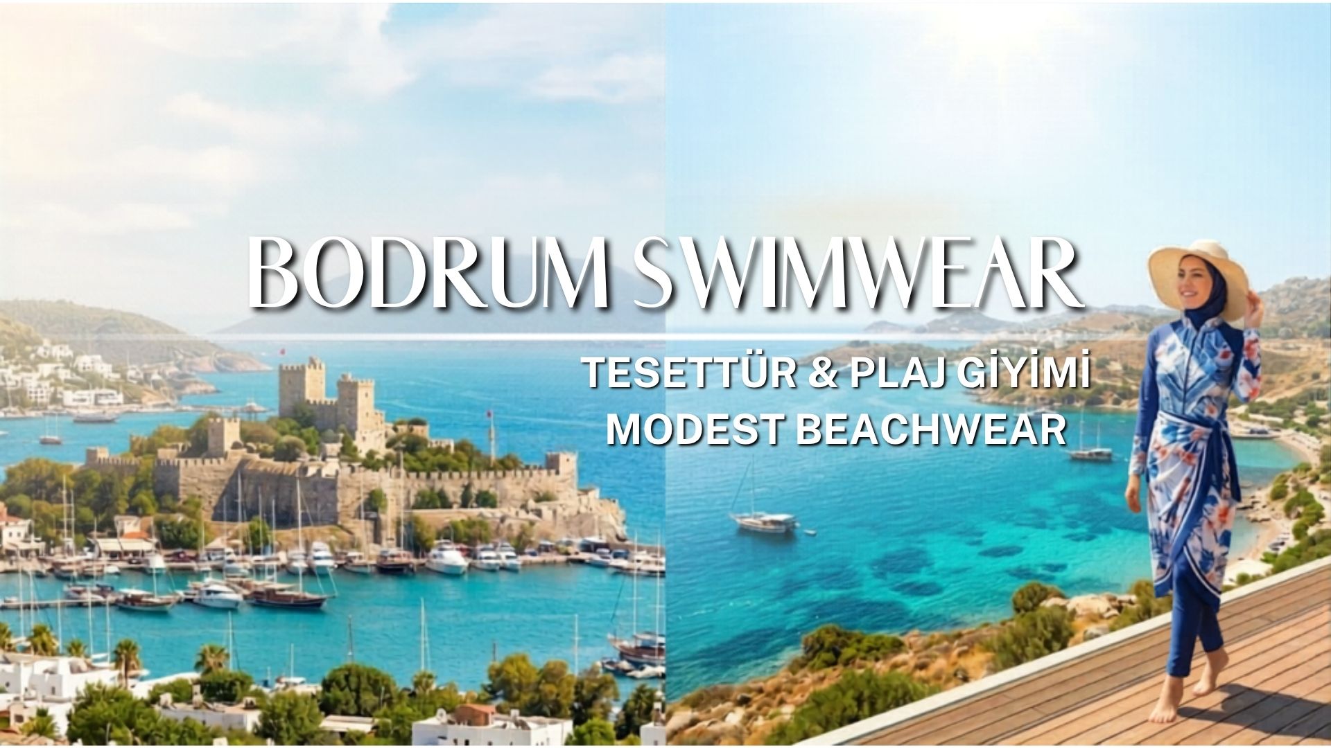 Bodrum Tesettür Mayo - Bodrum Swimwear